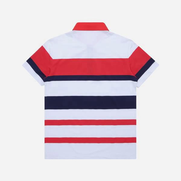 Camisas Polo Fila Hombre Blancas - Golf Striped S/S - España 685342PGU